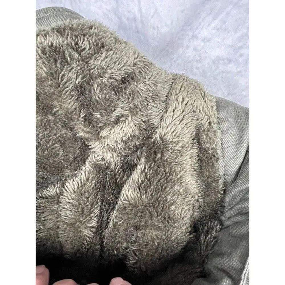 Men's Winter Casual Thicken Multi-Pocket Outwear Jacket Coat Removable Hood M